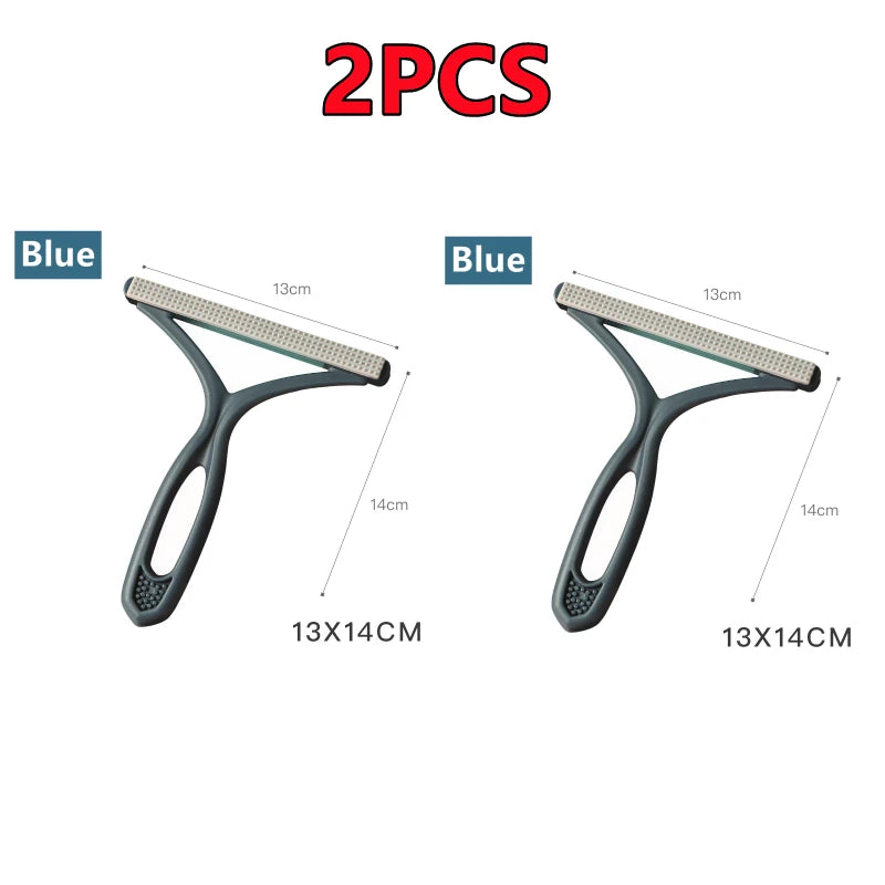 2/1PC Silicone Double Sided Pet Hair Remover Lint Remover Clean Tool Shaver Sweater Cleaner Fabric Shaver Scraper Clothes Carpet - Glo Shop