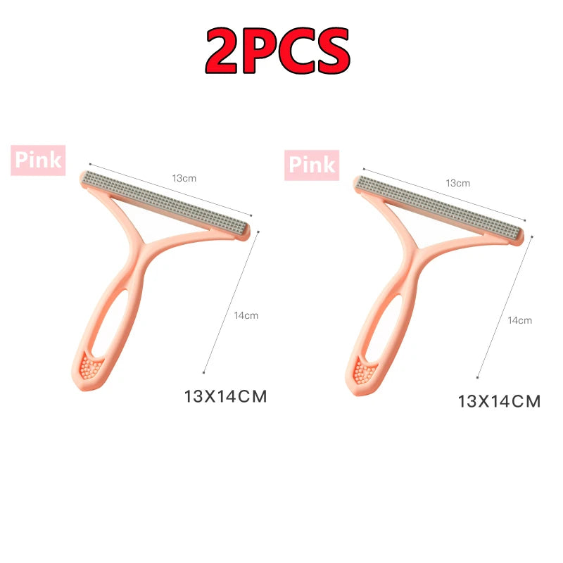 2/1PC Silicone Double Sided Pet Hair Remover Lint Remover Clean Tool Shaver Sweater Cleaner Fabric Shaver Scraper Clothes Carpet - Glo Shop