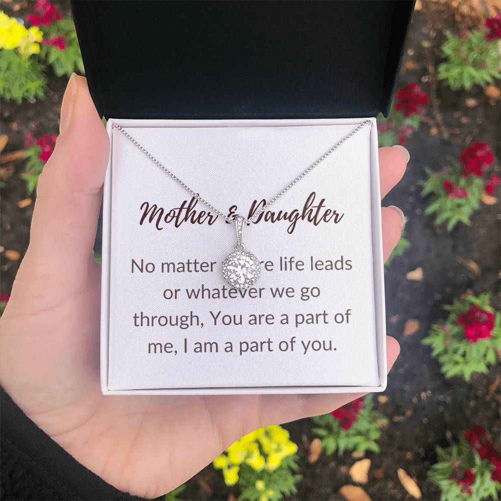 Mother to Daughter Message Card with Necklace - Glo Shop