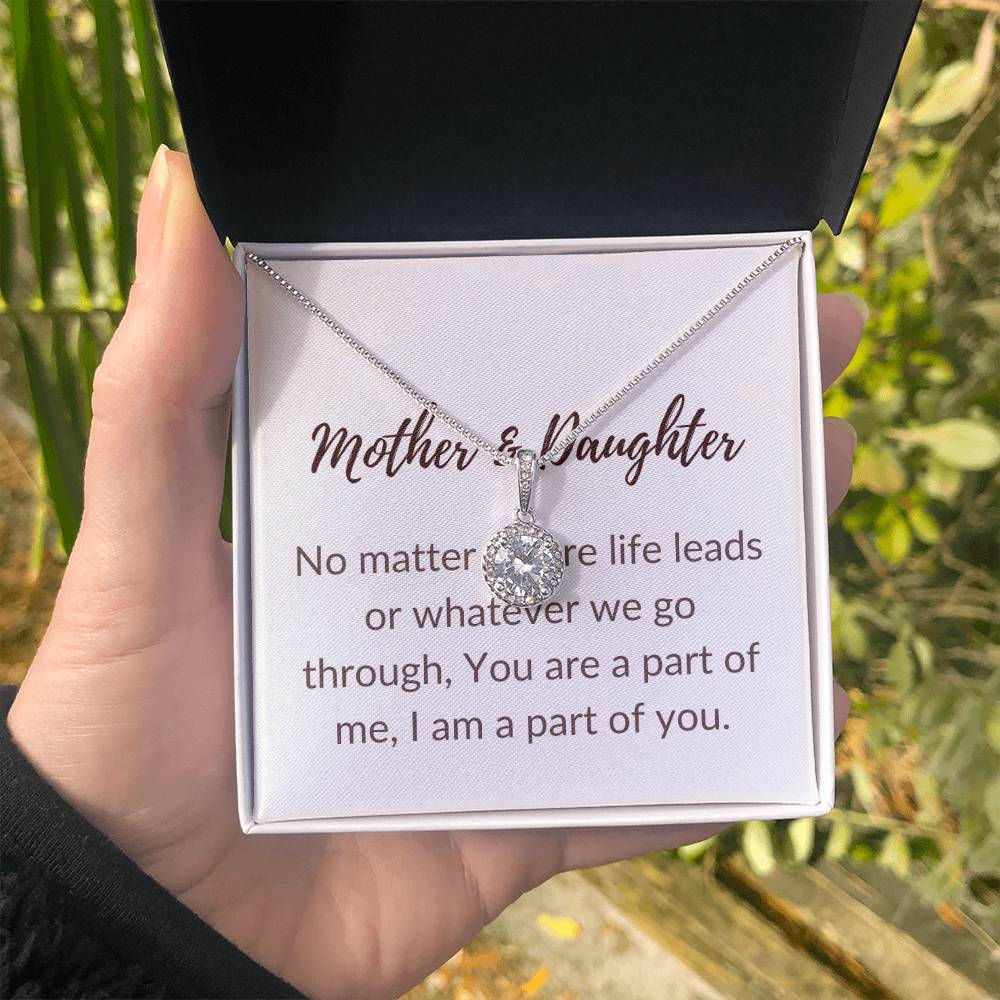 Mother to Daughter Message Card with Necklace - Glo Shop