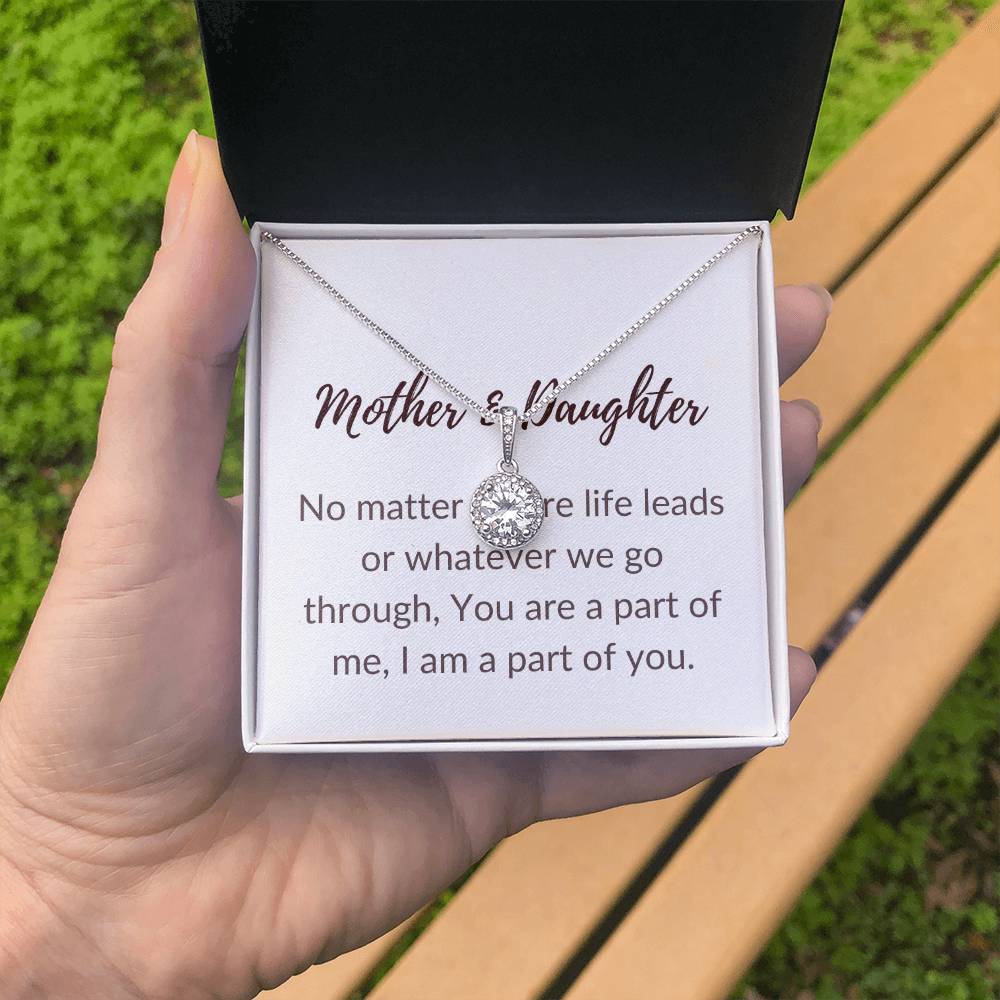 Mother to Daughter Message Card with Necklace - Glo Shop