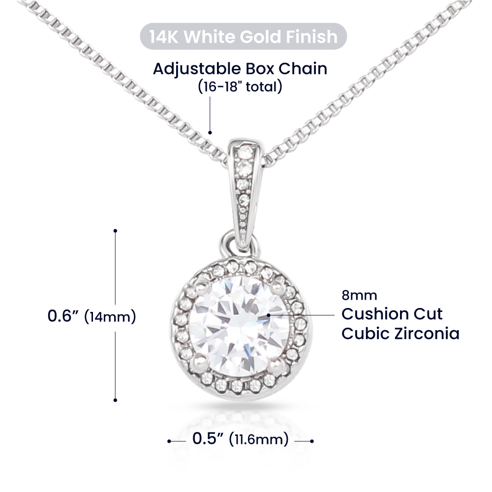 Mother to Daughter Message Card with Necklace - Glo Shop