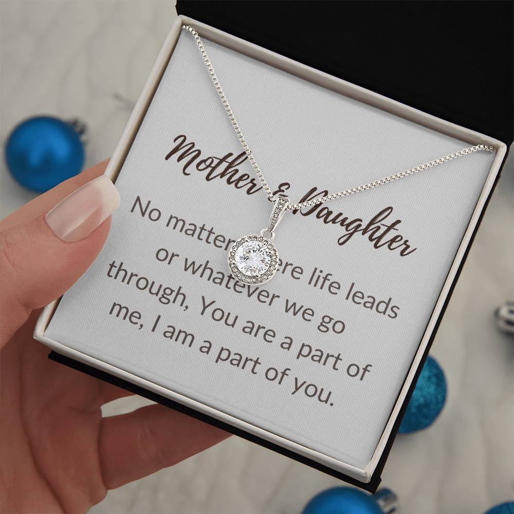 Mother to Daughter Message Card with Necklace - Glo Shop