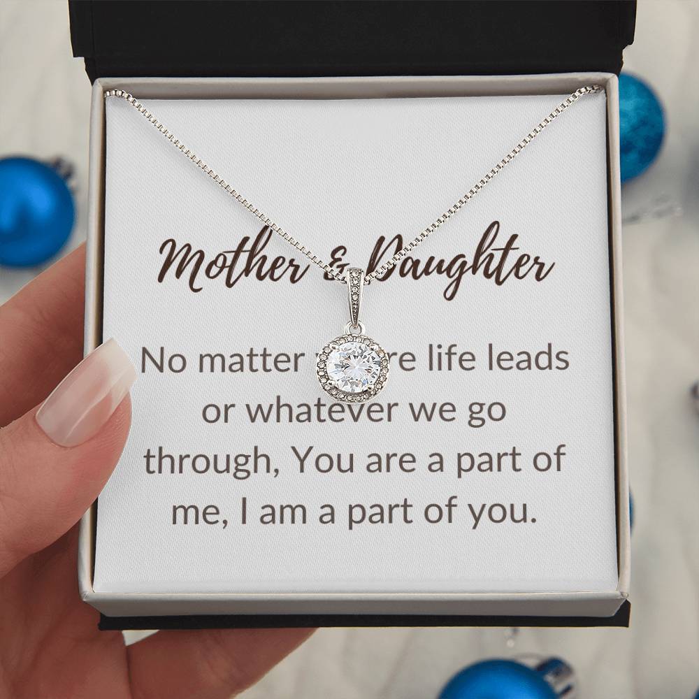 Mother to Daughter Message Card with Necklace - Glo Shop