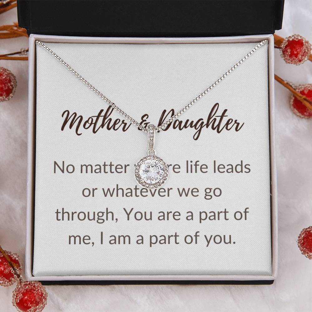 Mother to Daughter Message Card with Necklace - Glo Shop