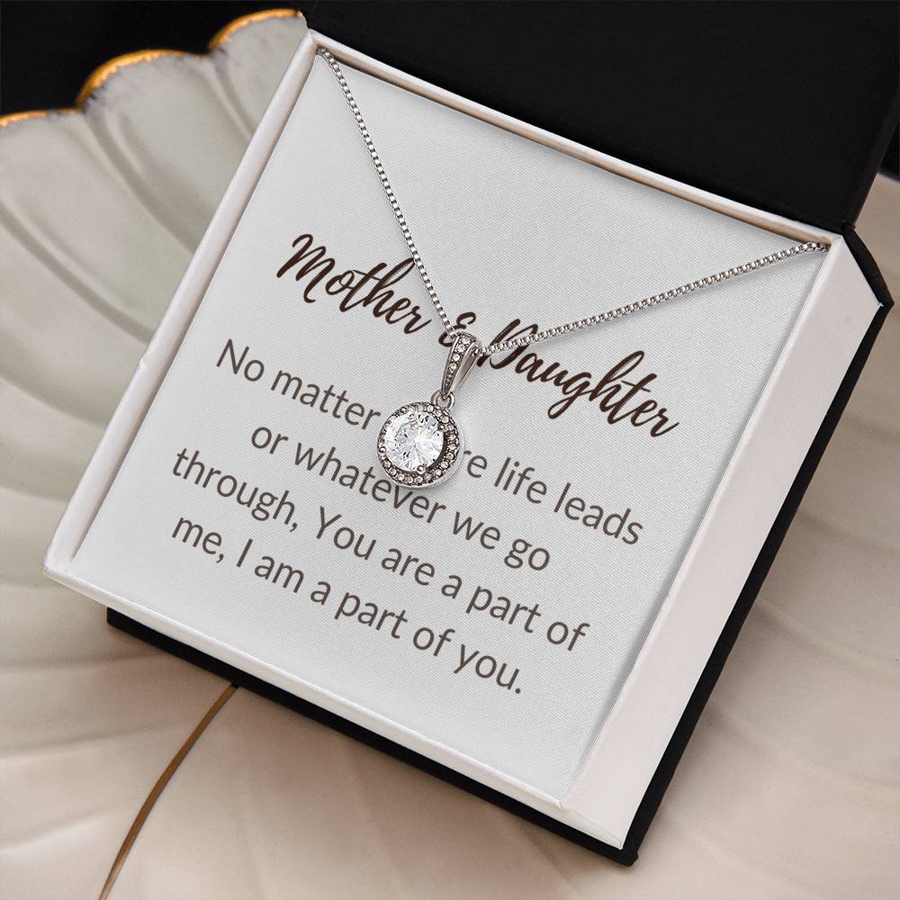 Mother to Daughter Message Card with Necklace - Glo Shop