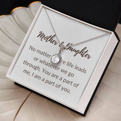 Mother to Daughter Message Card with Necklace - Glo Shop