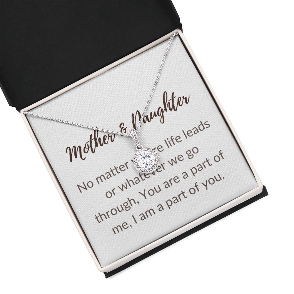 Mother to Daughter Message Card with Necklace - Glo Shop