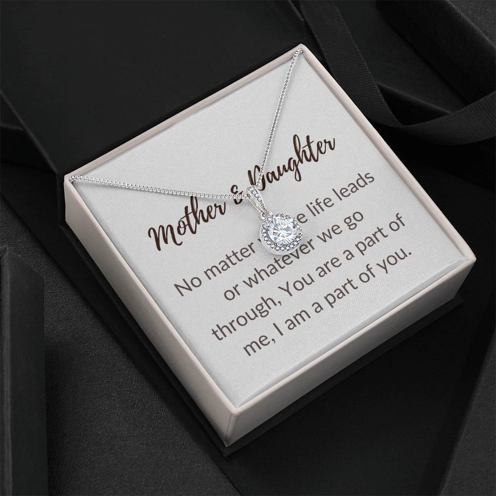 Mother to Daughter Message Card with Necklace - Glo Shop