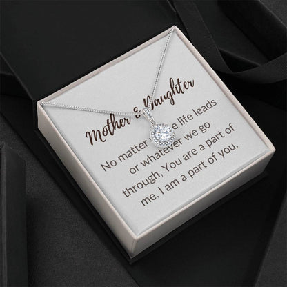 Mother to Daughter Message Card with Necklace - Glo Shop