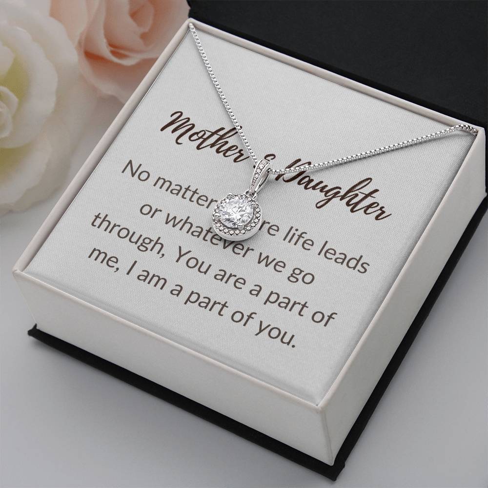 Mother to Daughter Message Card with Necklace - Glo Shop