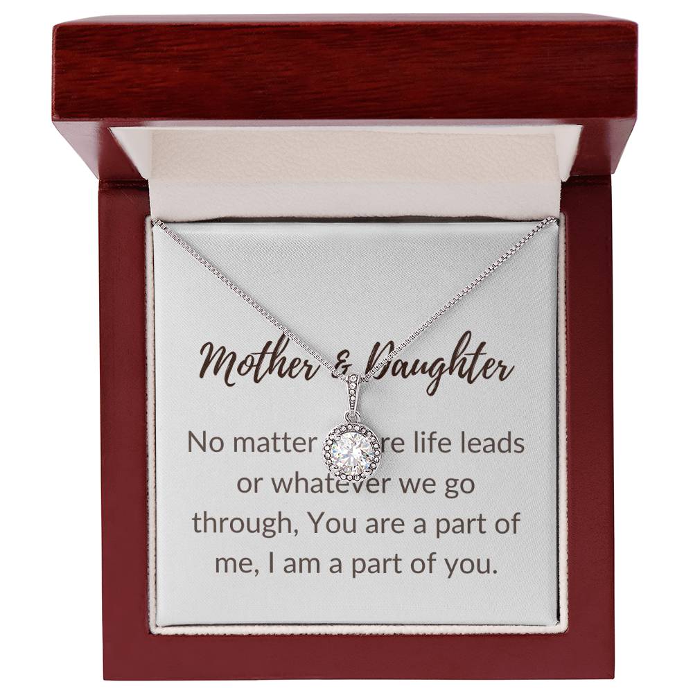 Mother to Daughter Message Card with Necklace - Glo Shop
