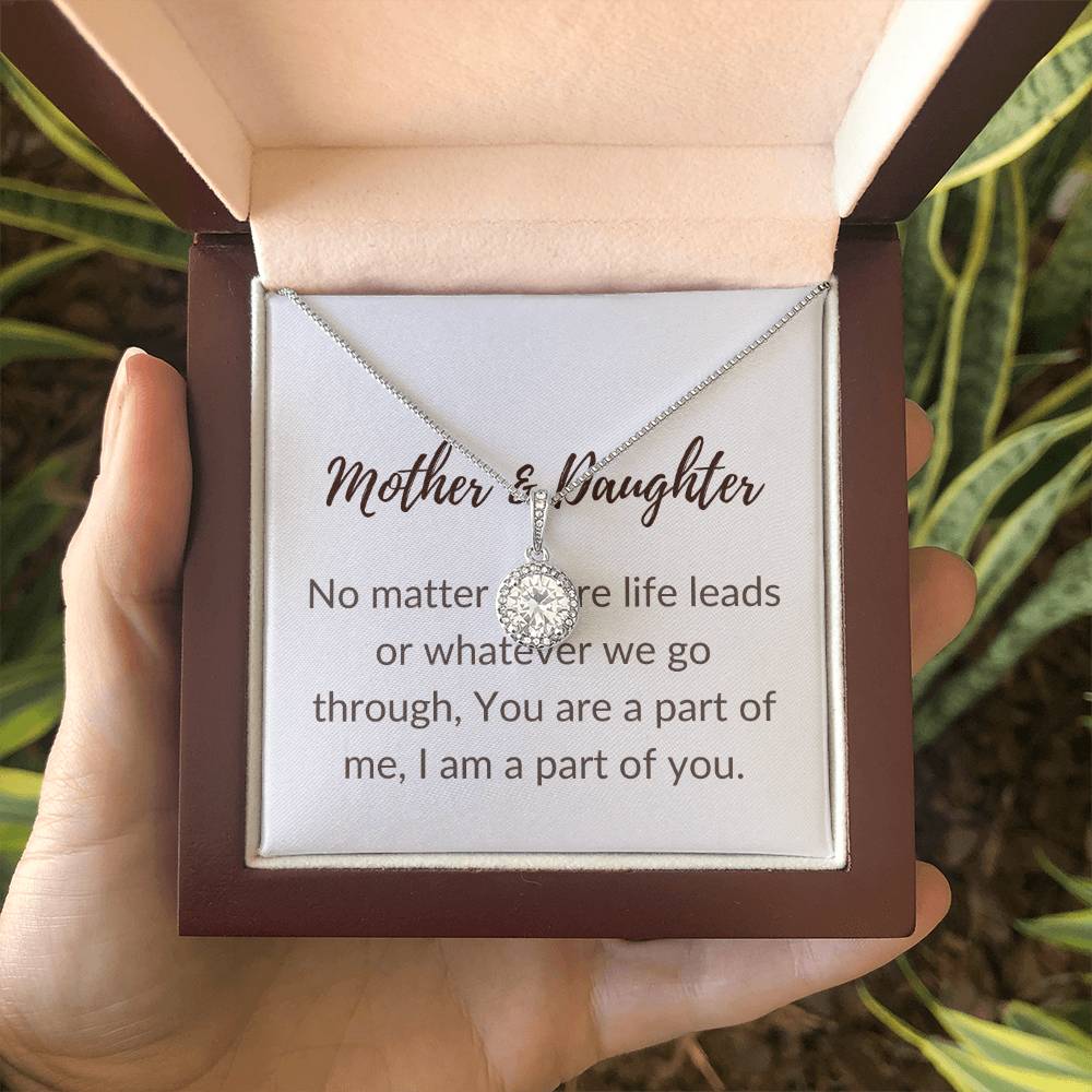 Mother to Daughter Message Card with Necklace - Glo Shop