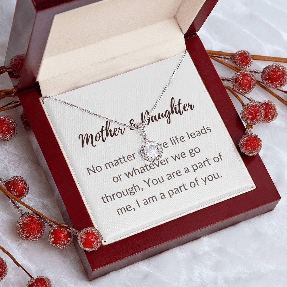 Mother to Daughter Message Card with Necklace - Glo Shop