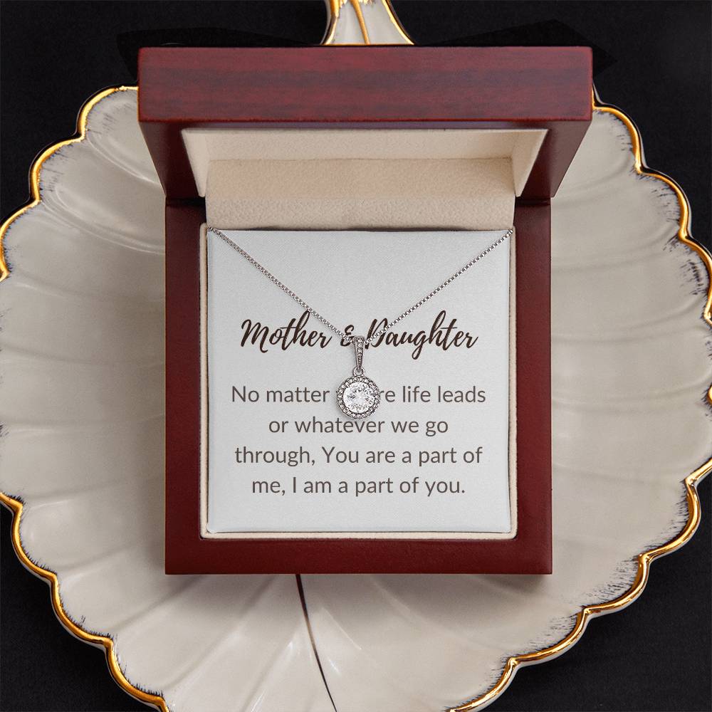 Mother to Daughter Message Card with Necklace - Glo Shop