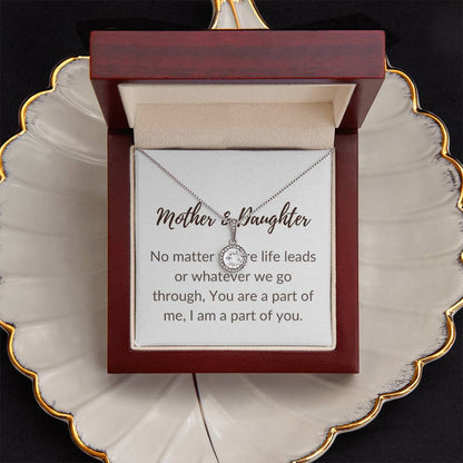 Mother to Daughter Message Card with Necklace - Glo Shop