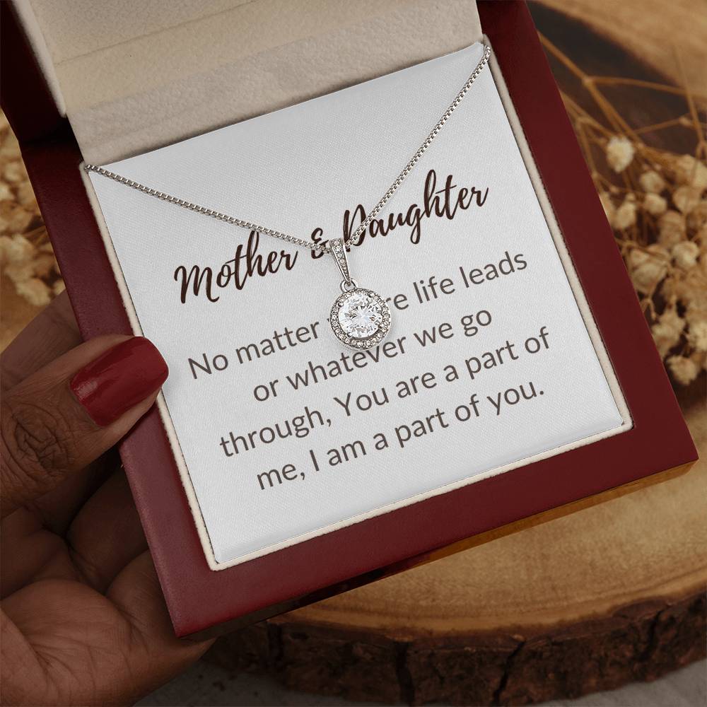 Mother to Daughter Message Card with Necklace - Glo Shop