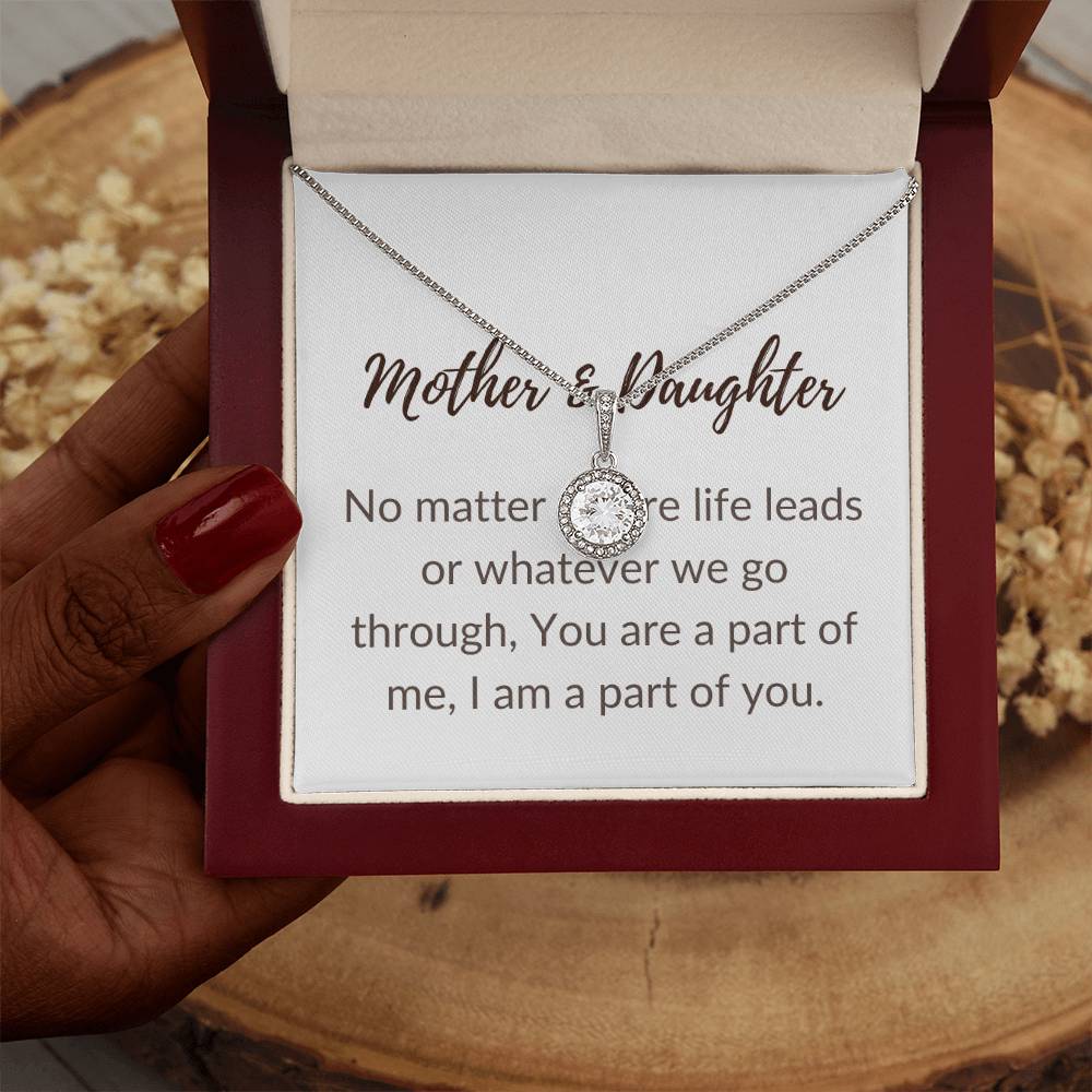 Mother to Daughter Message Card with Necklace - Glo Shop
