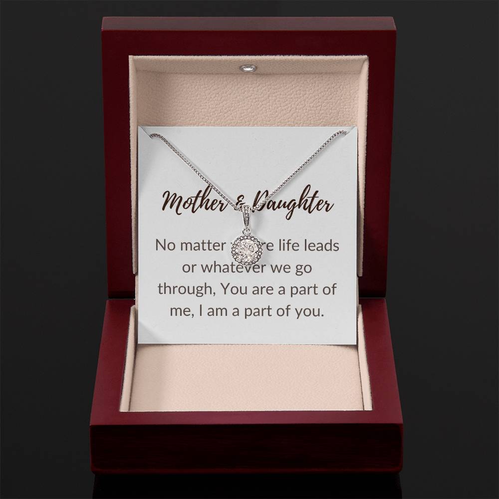 Mother to Daughter Message Card with Necklace - Glo Shop