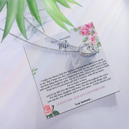 To My Beautiful Wife #4 with (Forever Love Necklace) - Glo Shop