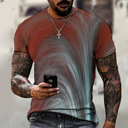 New3D Print dazzle Clothing Fashion Men Women T-shirt Plus Size S-7XL Four Seasons Casual Oversized Streetwear Summer Round Neck