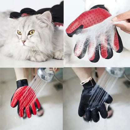 Pet Glove for Dog Cat Grooming Glove Cat Hair Deshedding Brush Pet Bath Hair Remover Clean Massage Brush Dogs Grooming Supplies - Glo Shop