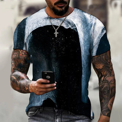 New3D Print dazzle Clothing Fashion Men Women T-shirt Plus Size S-7XL Four Seasons Casual Oversized Streetwear Summer Round Neck