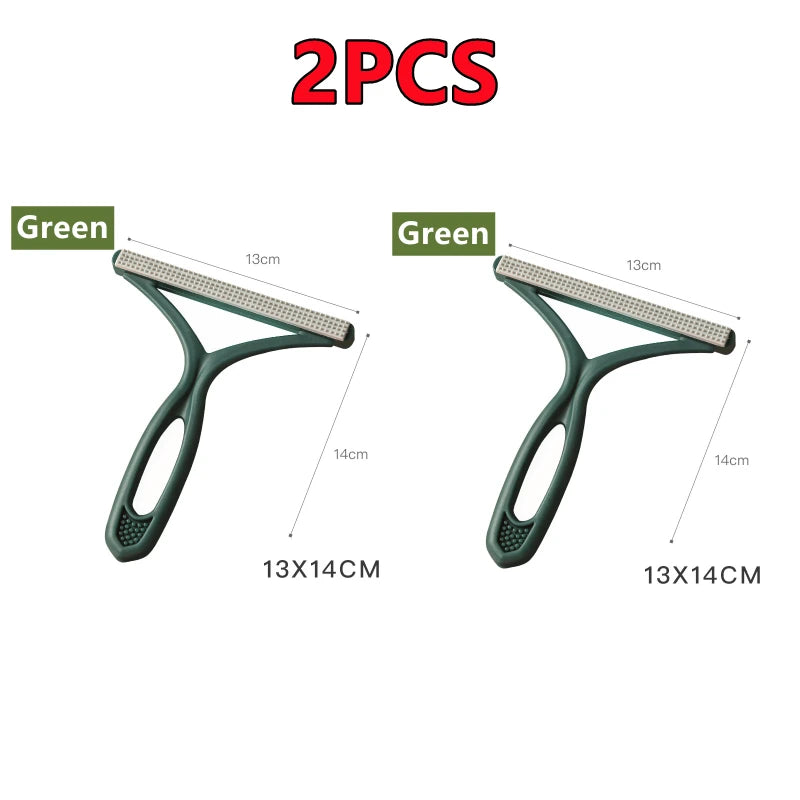 2/1PC Silicone Double Sided Pet Hair Remover Lint Remover Clean Tool Shaver Sweater Cleaner Fabric Shaver Scraper Clothes Carpet - Glo Shop