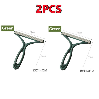 2/1PC Silicone Double Sided Pet Hair Remover Lint Remover Clean Tool Shaver Sweater Cleaner Fabric Shaver Scraper Clothes Carpet - Glo Shop