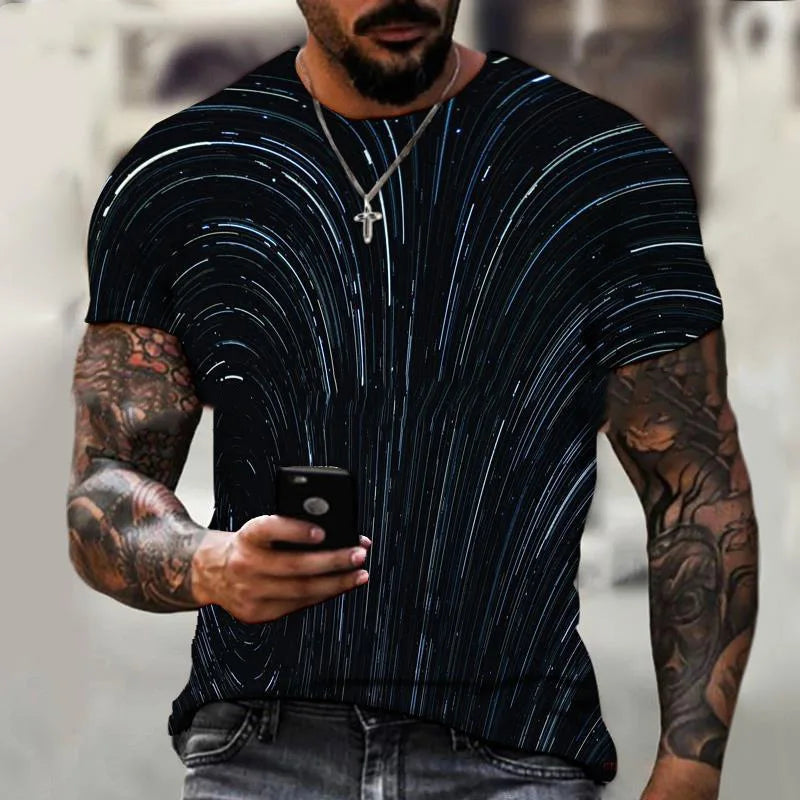 New3D Print dazzle Clothing Fashion Men Women T-shirt Plus Size S-7XL Four Seasons Casual Oversized Streetwear Summer Round Neck