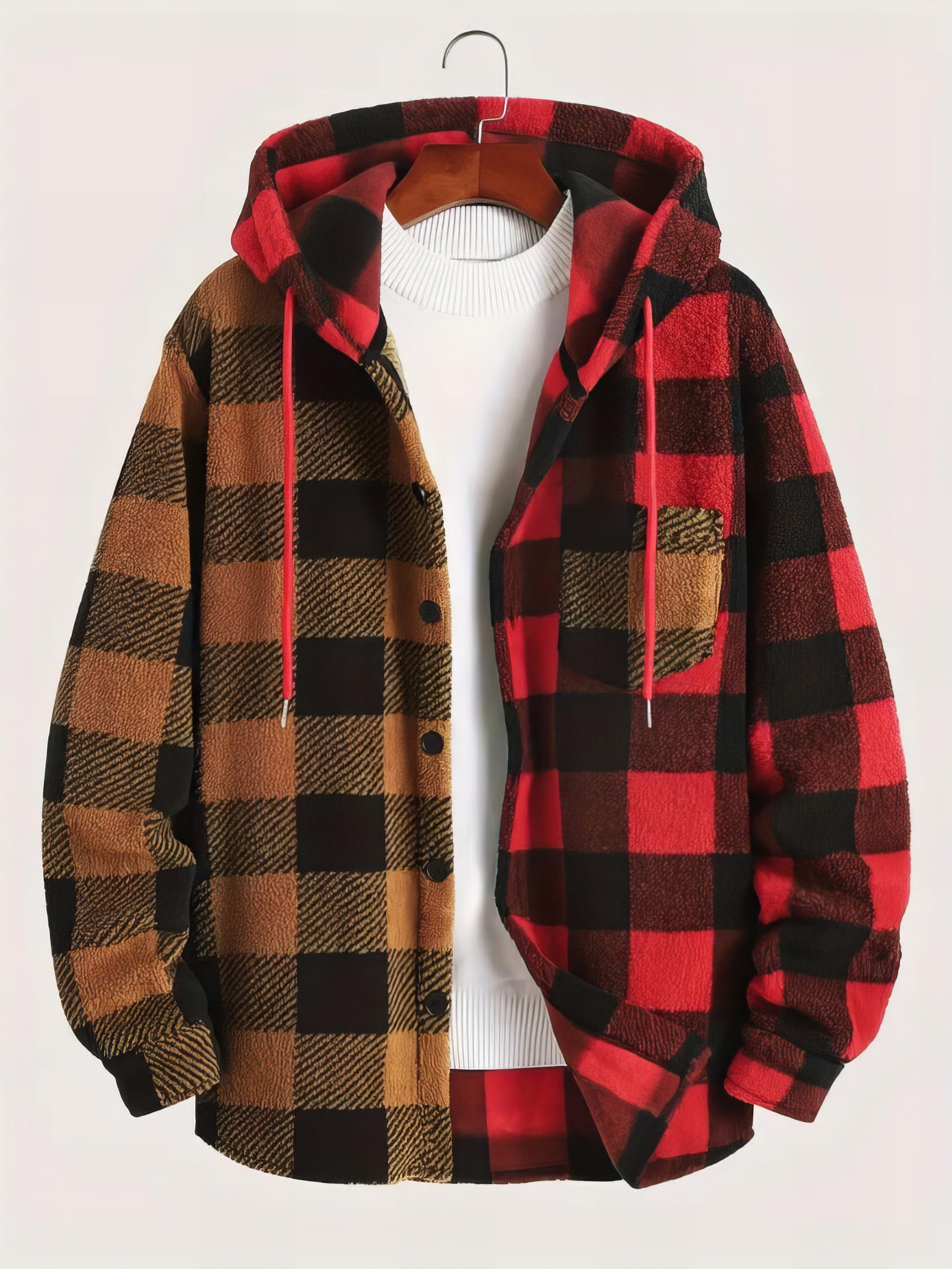 Men's Hooded Warm Long Sleeve Sweatshirt - Glo Shop