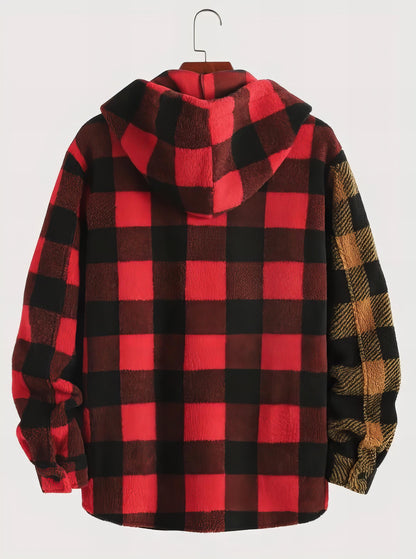 Men's Hooded Warm Long Sleeve Sweatshirt - Glo Shop